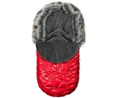 New Baby Naujas Baby Luxury Fuzzy su kailiniais raudonos spalvos