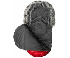 New Baby Naujas Baby Luxury Fuzzy su kailiniais raudonos spalvos