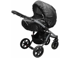 New Baby Naujas Baby Basic vežimėlio užvalkalas, juodas