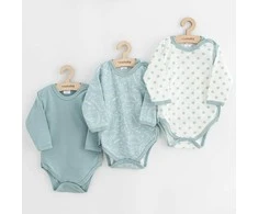 New Baby Naujas Baby Classic II Uni 3vnt pilnas užtrauktukas body mėtų, 50, 50 dydis