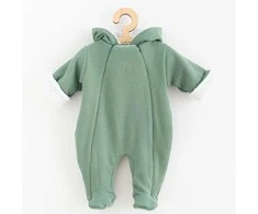 New Baby Naujas Baby Frosty mint kūdikio kombinezonas su gobtuvu, dydis 62 (3-6m), 62 (3-6m)