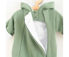 New Baby Naujas Baby Frosty mint kūdikio kombinezonas su gobtuvu, dydis 56 (0-3m), 56 (0-3m)