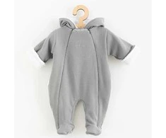 New Baby Naujas Baby Frosty pilkas kombinezonas kūdikiams su gobtuvu, 62 (3–6 m), 62 (3–6 m) dydis