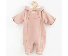 New Baby Naujas Baby Frosty rožinis kombinezonas su gobtuvu, 68 (4-6m), 68 (4-6m) dydis