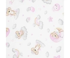 New Baby Naujas Baby STANDARD porolono čiužinys 120x60x6 cm koala rožinis