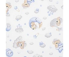 New Baby Naujas Baby STANDARD porolono čiužinys 120x60x6 cm koala mėlynas