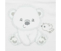 New Baby Naujas Baby Sweet Bear Baltas Motinystės rinkinys, dydis 56 (0-3m), 56 (0-3m)