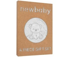 New Baby Naujas Baby Sweet Bear nėščiųjų rinkinys pilkas, 56 (0-3m), 56 (0-3m) dydis