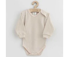 New Baby Naujas, laisvai apsirengęs medvilninis kūdikių kombinezonas smėlio spalvos, 80 (9-12m), 80 (9-12m) dydis