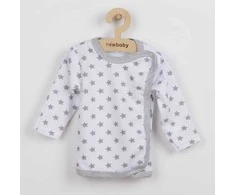 New Baby Nauji Baby Classic II kūdikio naktiniai marškiniai su žvaigždutėmis, 56 (0-3m), 56 (0-3m) dydis