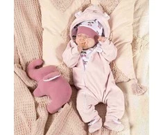Nicol Emily žieminis zomšinis kombinezonas kūdikiui, 68 (4-6 m)