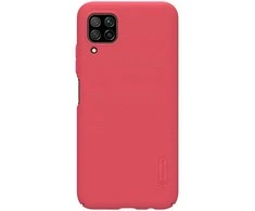 Nillkin Super Frosted Shield – dėklas, skirtas Huawei P40 Lite / Nova 7i / Nova 6 SE (ryškiai raudonas)