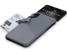 Nordic Elements Original Hel – iPhone Xs Max dėklas su tikro klevo mediena (vidutinės pilkos spalvos)