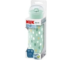 NUK Mini-Me Flip 2-in-1 Baby Bottle, 450 ml žalia