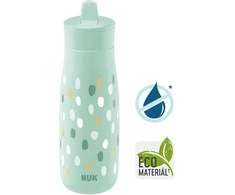 NUK Mini-Me Flip 2-in-1 Baby Bottle, 450 ml žalia