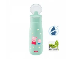 NUK Mini-Me Flip 2-in-1 Baby Bottle Peppa Pig, 450 ml rožinė 12+m