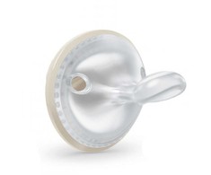 NUK MommyFeel Soother 0-9m 2 vnt žaliai balta