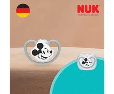 NUK Perfect Match Air Pacifier Disney Mickey Mouse 0–6 months pilkas, 0-6 m
