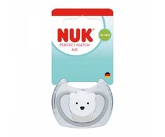 NUK Perfect Match Air POLAR BEAR pacifier 18+m 1pc box, 18+ m