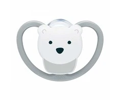 NUK Perfect Match Air POLAR BEAR pacifier 6-18m 1pc box, 6-18 m