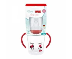 NUK Perfect Match Learning Baby Bottle DISNEY Minnie Raudona 150 ml