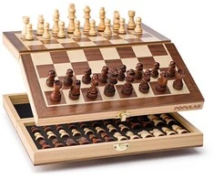 Woodyland Olymptoy Chess game Popular magnetic
