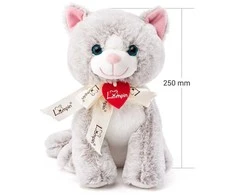 Ludi Olymptoy Cat Jacqueline light pilkas 25 cm