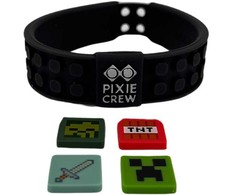 Olymptoy PIXIE CREW &amp; MINECRAFT apyrankė juoda
