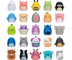 SQUISHMALLOWS SQUISH-A-LONGS kolekcinės figūrėlės, 25 vnt., 2,5 cm