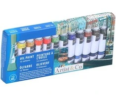 Other Brand Aliejiniai dažai 12 ml tūbelėse iš 12 spalvų