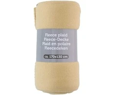 Other Brand Fleece antklodė 170x130 (geltona)