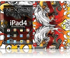 Other Brand Kito prekės ženklo Nexgen Skins su 3D efektu, skirtas iPad 2/3/4 (Iron Eagle 3D)