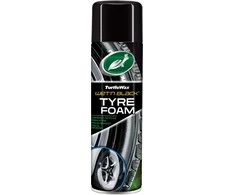 TURTLE WAX Wet N Juodas Foam, padangų juodiklis - putos, 500 ml