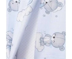 Pagalvės-pagalvėlės užvalkalas lovai New Baby BASIC 59x37 cm mėlynas