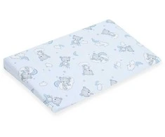 Pagalvės-pagalvėlės užvalkalas lovai New Baby BASIC 59x37 cm mėlynas
