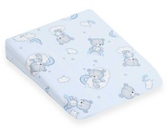 Pagalvės-pagalvėlės užvalkalas vežimėliui New Baby BASIC 30x37 cm mėlynas