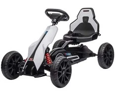 Pedalinis gokartas Baby Mix Speedster baltas