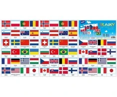 Dėlionė Pexeso MFP 3xA4 Flags