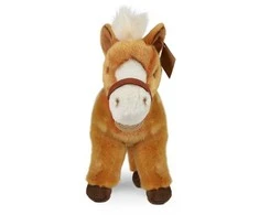 Pliušinis Rappa - Realistiškas rudas arklys, 30 cm, ekologiškas