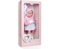 Prabangi lėlė kūdikiui Berbesa Amanda 43cm