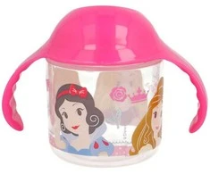 Gertuvė Princess Princesė - 250 ml neišsiliejantis puodelis su rankenėlėmis