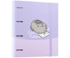 Pusheen - A4 segtuvas iš Moments Collection (4 žiedai, elastinė juosta)