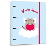 Pusheen - segtuvas iš Purrfect Love kolekcijos (4 žiedai)