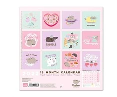 Pusheen - Sieninis kalendorius 30 x 30 cm 2022 iš Foodie kolekcijos