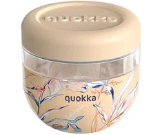 Quokka Bubble Food Jar - Plastikinė maisto talpa / priešpiečių dėžutė 770 ml (Vintage Floral)