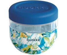 Quokka Bubble Food Jar - Plastikinė maisto talpa / priešpiečių dėžutė 770 ml (Mėlyna Bijūnai)