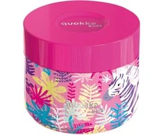 „Quokka Whim Kids Food Jar“ - terminė priešpiečių dėžutė / vaikiškas pietų termosas 369 ml (Zebras)