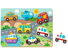 Dėlionė Rappa 2Kids Toys Insertion puzzle Shipping