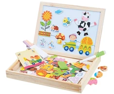 Rappa 2Kids Toys Magnetic board Farm 102 pieces