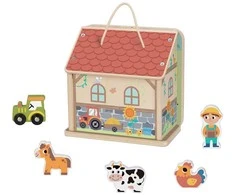 2Kids Toys Rappa 2Kids Žaislai Mano pirmasis ūkis su gyvūnais